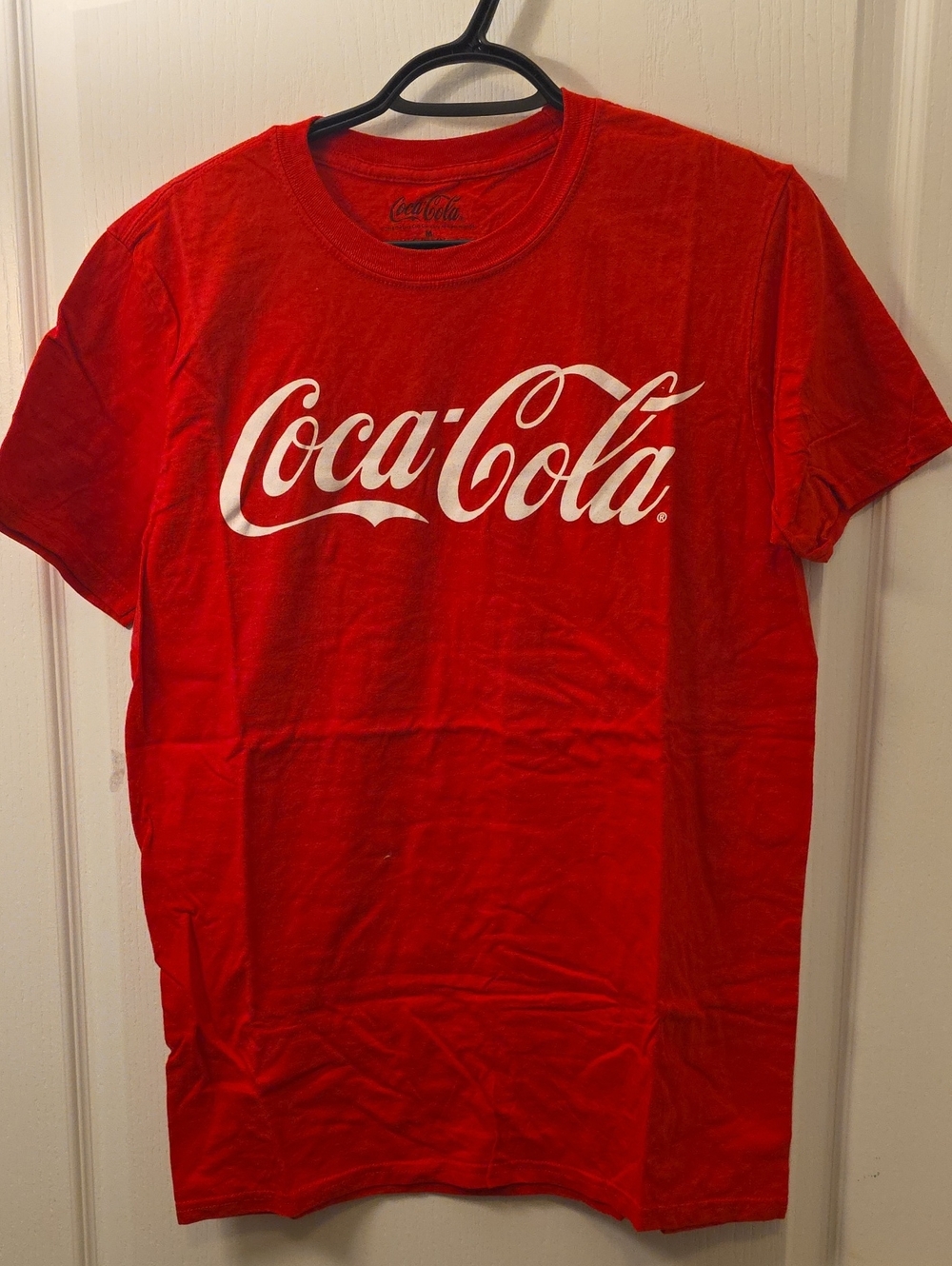 Coca Cola Red Tee with White Script Logo